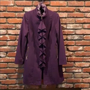 Royal purple long jacket
